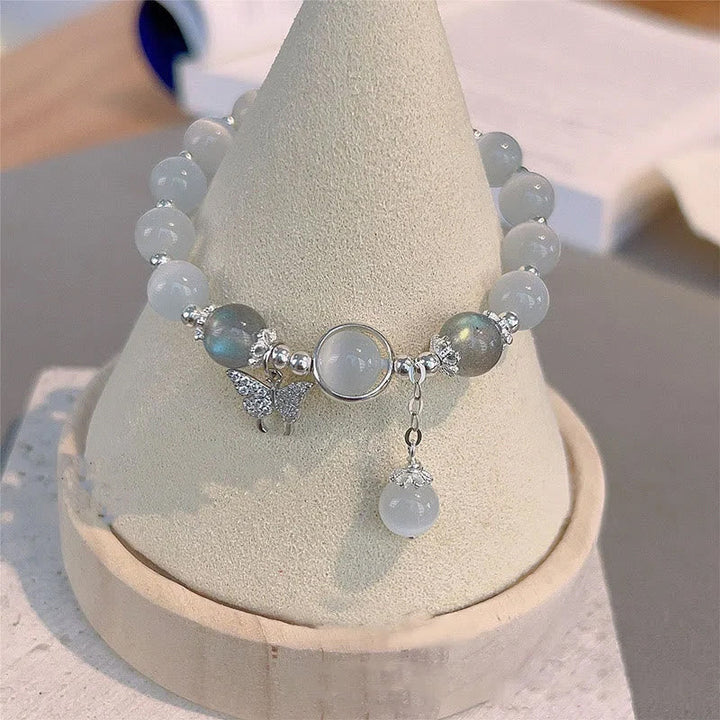 BowLift | Imitation Cat's Eye Crystal Butterfly Bracelet