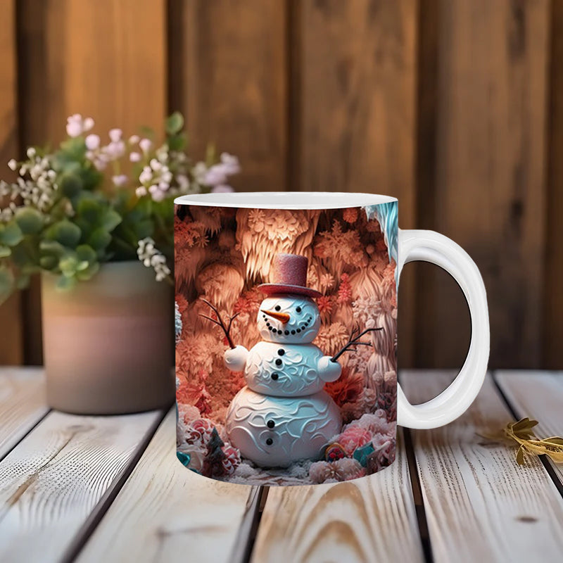 BowLift | 3D Christmas Snowman Mug