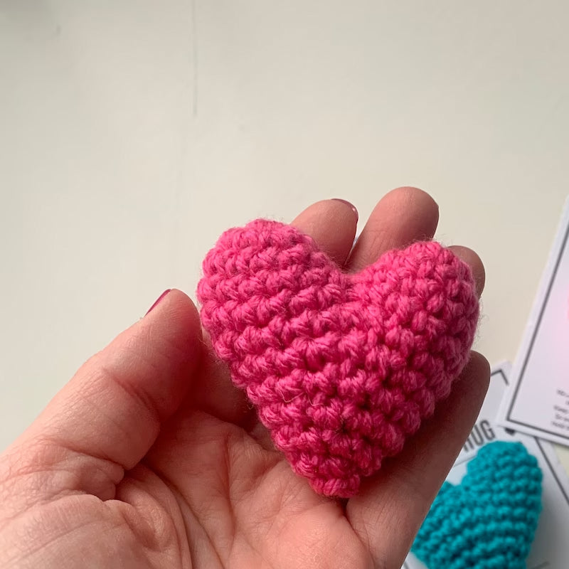 BowLift | Crocheted Heart Bag Hug
