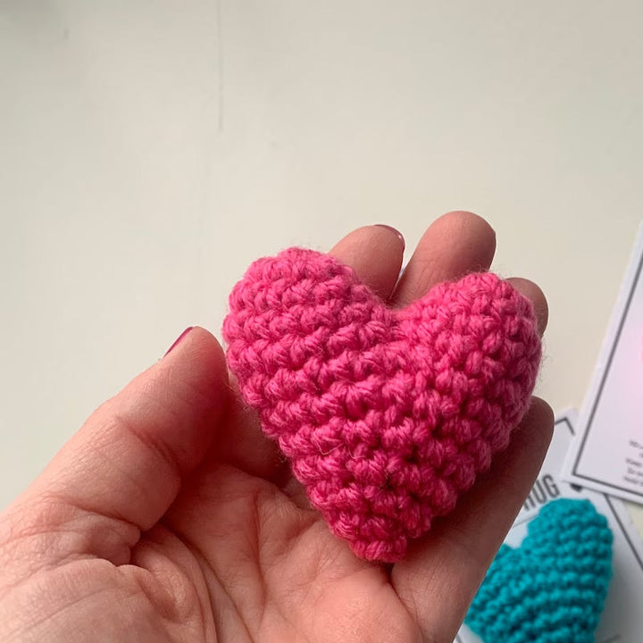 BowLift | Crocheted Heart Bag Hug