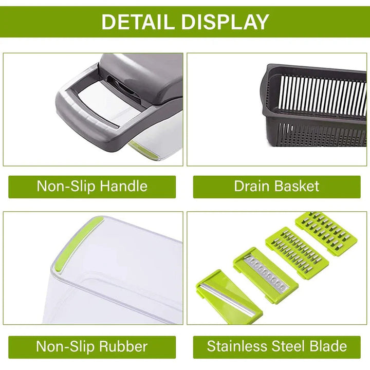 BowLift | 12 In 1 Manual Vegetable Chopper