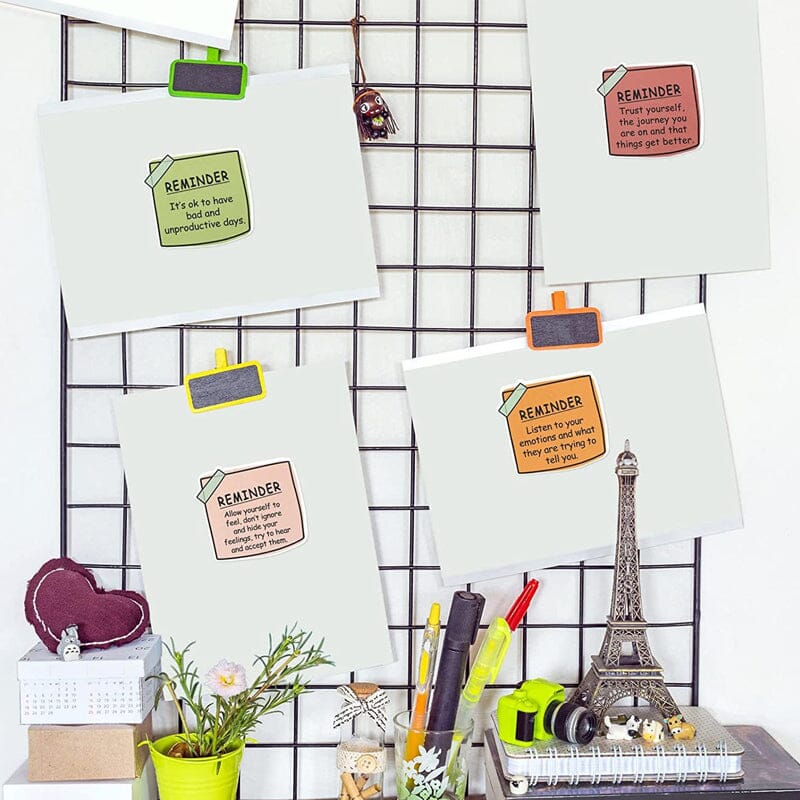 BowLift | Mental Health Sticky Notes Stickers (24 pieces)