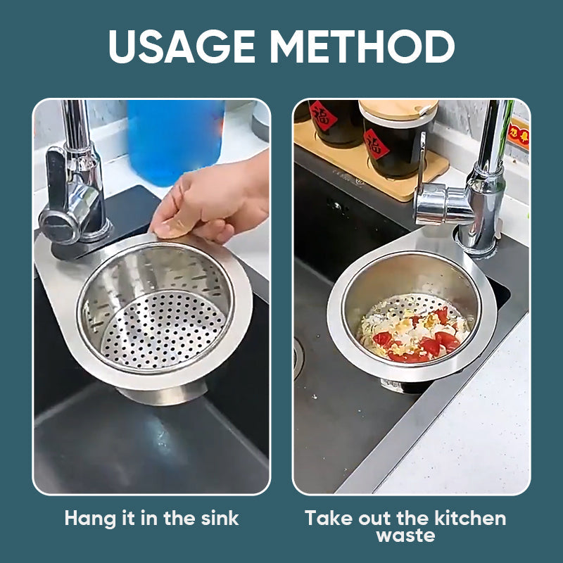 BowLift | Stainless Steel Swan Sink Drain Basket