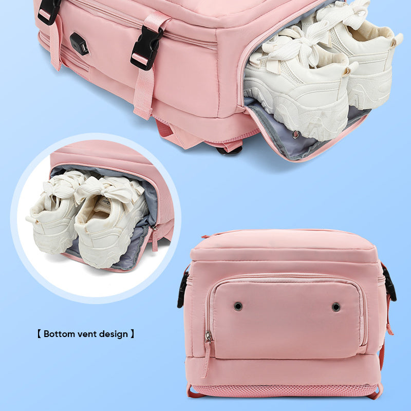 BowLift | Women's large travel waterproof hiking backpack