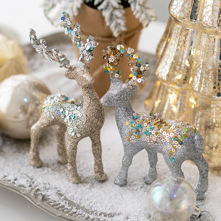 BowLift | Sparkling Deer Ornament – Luxury Christmas Decoration for a Festive Atmosphere