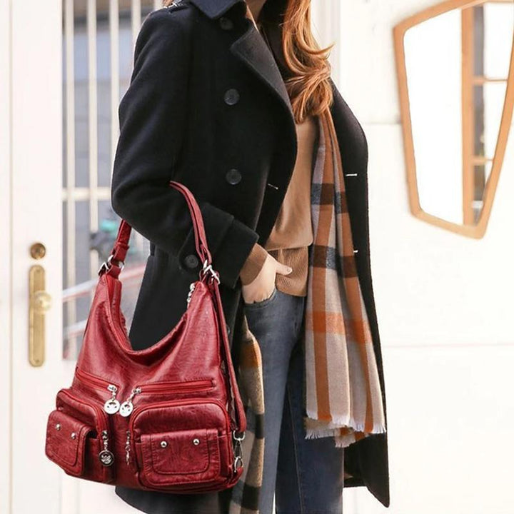 BowLift | Multi-Pocket Vintage Shoulder Bag