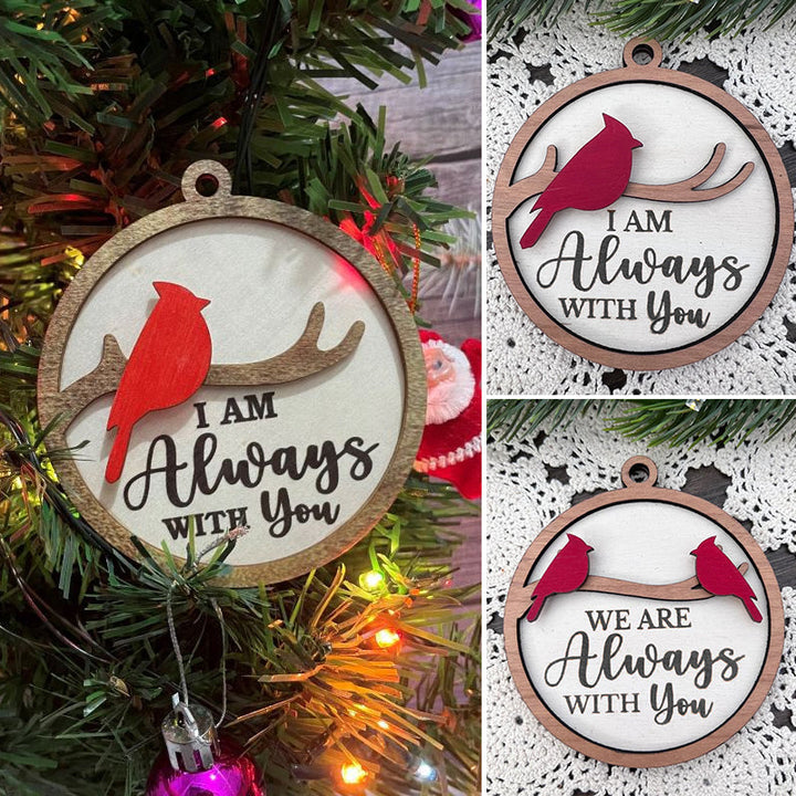 BowLift | Cardinal Bird Wooden Christmas Ornament