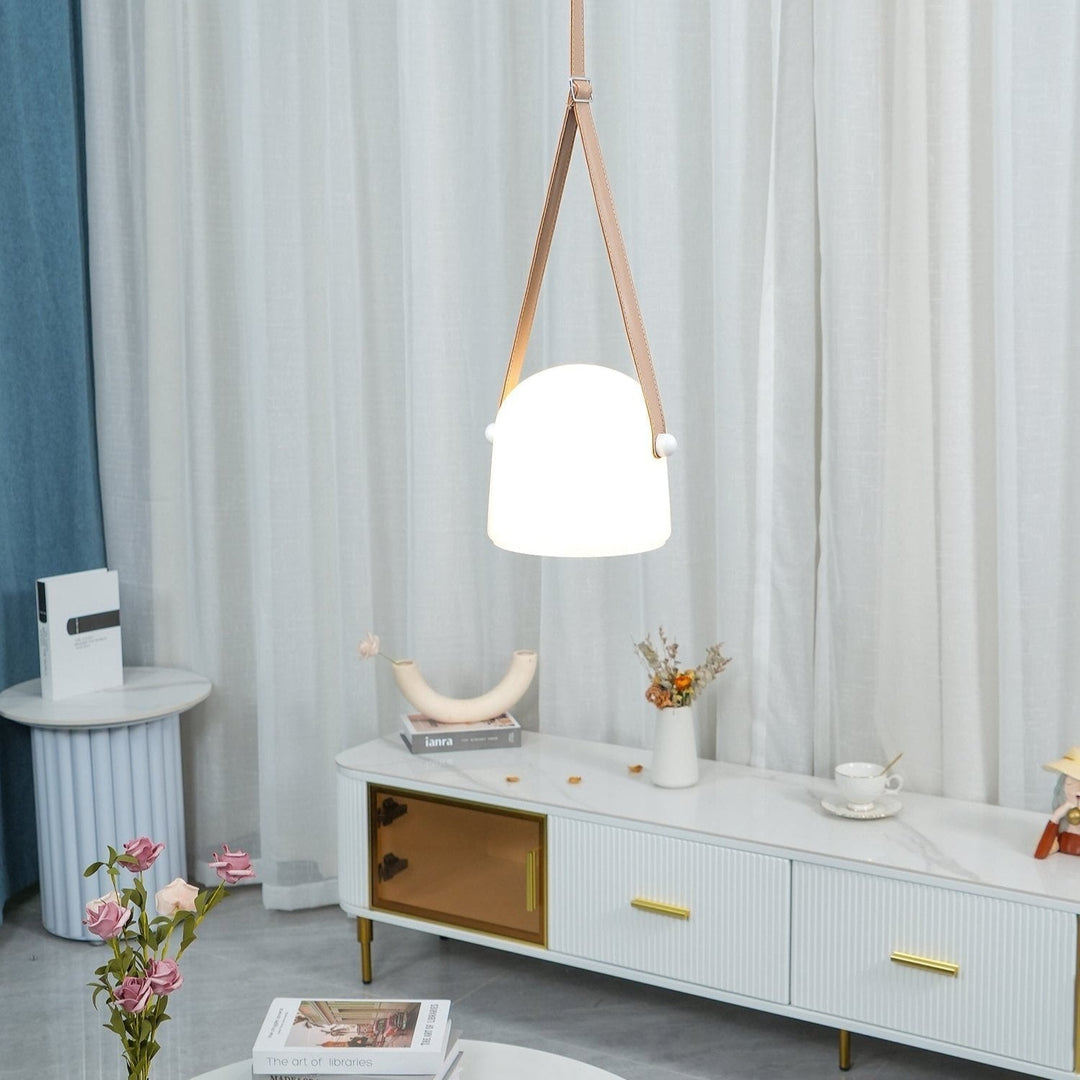 BowLift | LunaMona Ceiling Lamp - Modern Pendant Light made of Metal and Glass