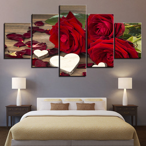 Roses of Love - Canvas Wall Art Painting | Bowlift