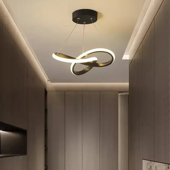 BowLift | Modern LED Ceiling Lamp - WaveGlow