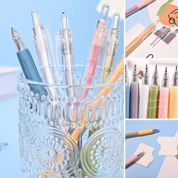 BowLift | Morandi Cartoon Pattern Student Universal Knife Pen