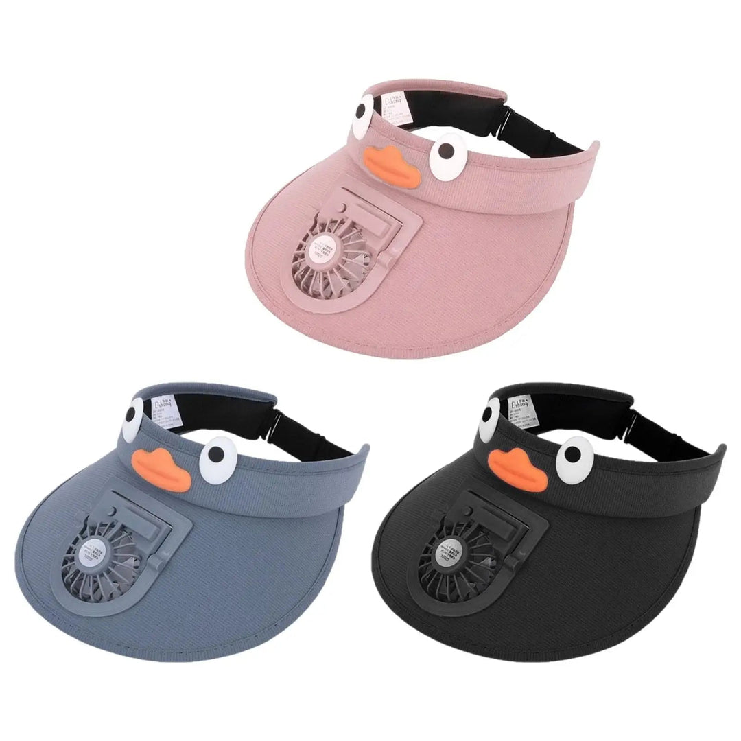 Kids Sun Visor Hat with Cooling Fan Hat | Bowlift