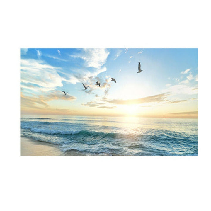 Seascape Canvas Painting Natural Sunrise | Bowlift