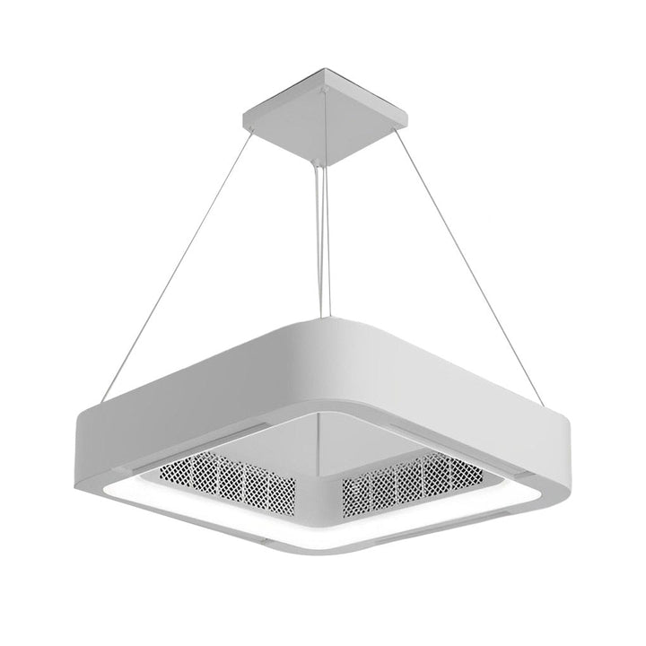 BowLift | Modern Blade-less Ceiling Fan with LED Lighting and Chandelier