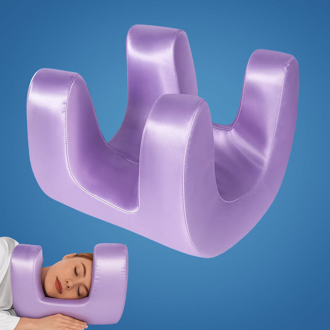 DermSleep | Anti‑Wrinkle Beauty Pillow – Cooling Memory Foam – Ergonomic Contour – Skin Care Support – Side & Back Sleepers Bowlift