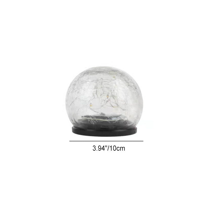 Solar Modern Minimalist Glass Floor Decoration LED Outdoor Landscape Light | Bowlift