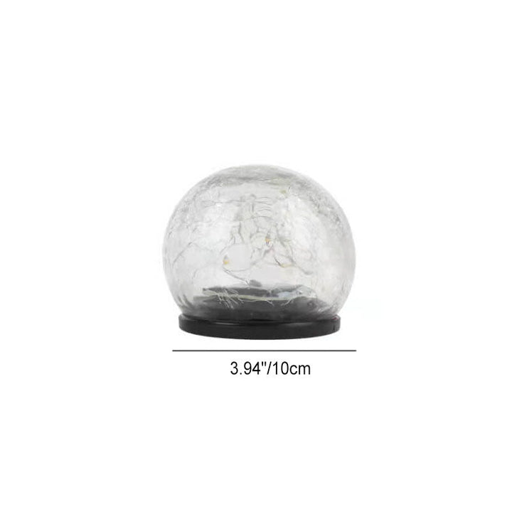 Solar Modern Minimalist Glass Floor Decoration LED Outdoor Landscape Light | Bowlift