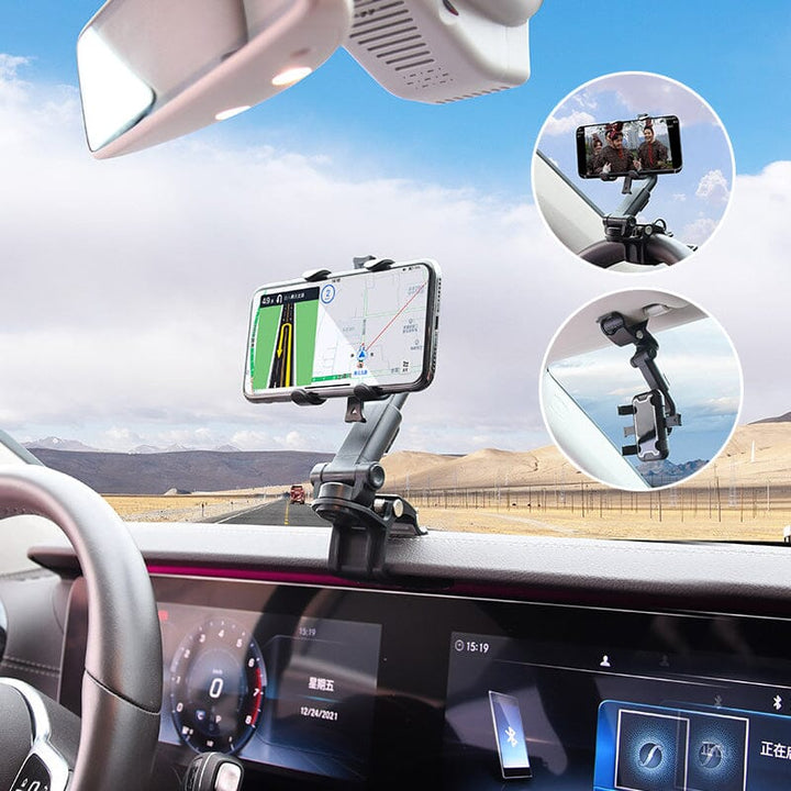 BowLift | Multifunctional Dashboard and Sun Visor Phone Holder