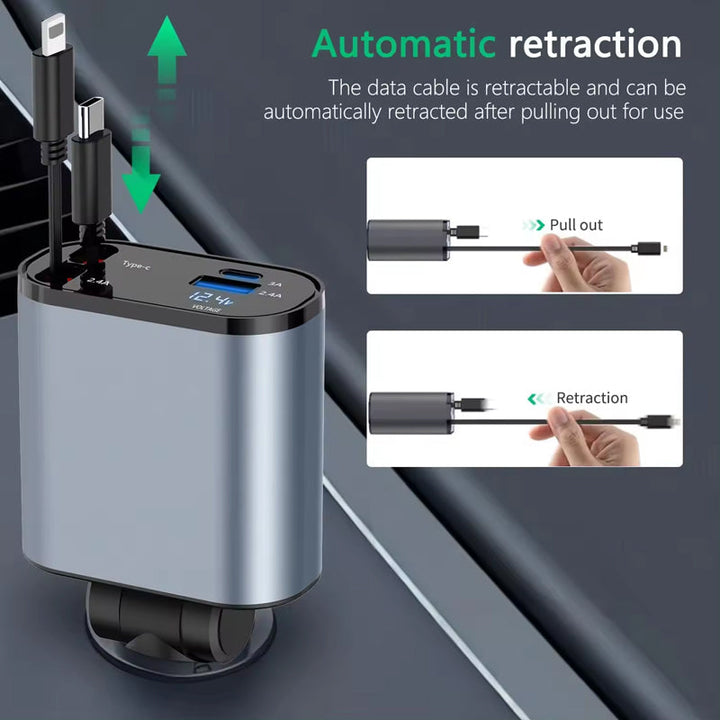BowLift | Four-in-One Car Phone Charger