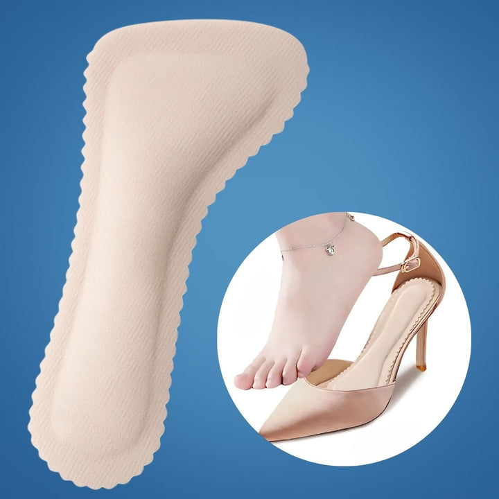 StrideSafe | Cushion Insoles for Sandals – Non‑Slip Grip – Breathable Comfort – Foot Fatigue Relief Bowlift