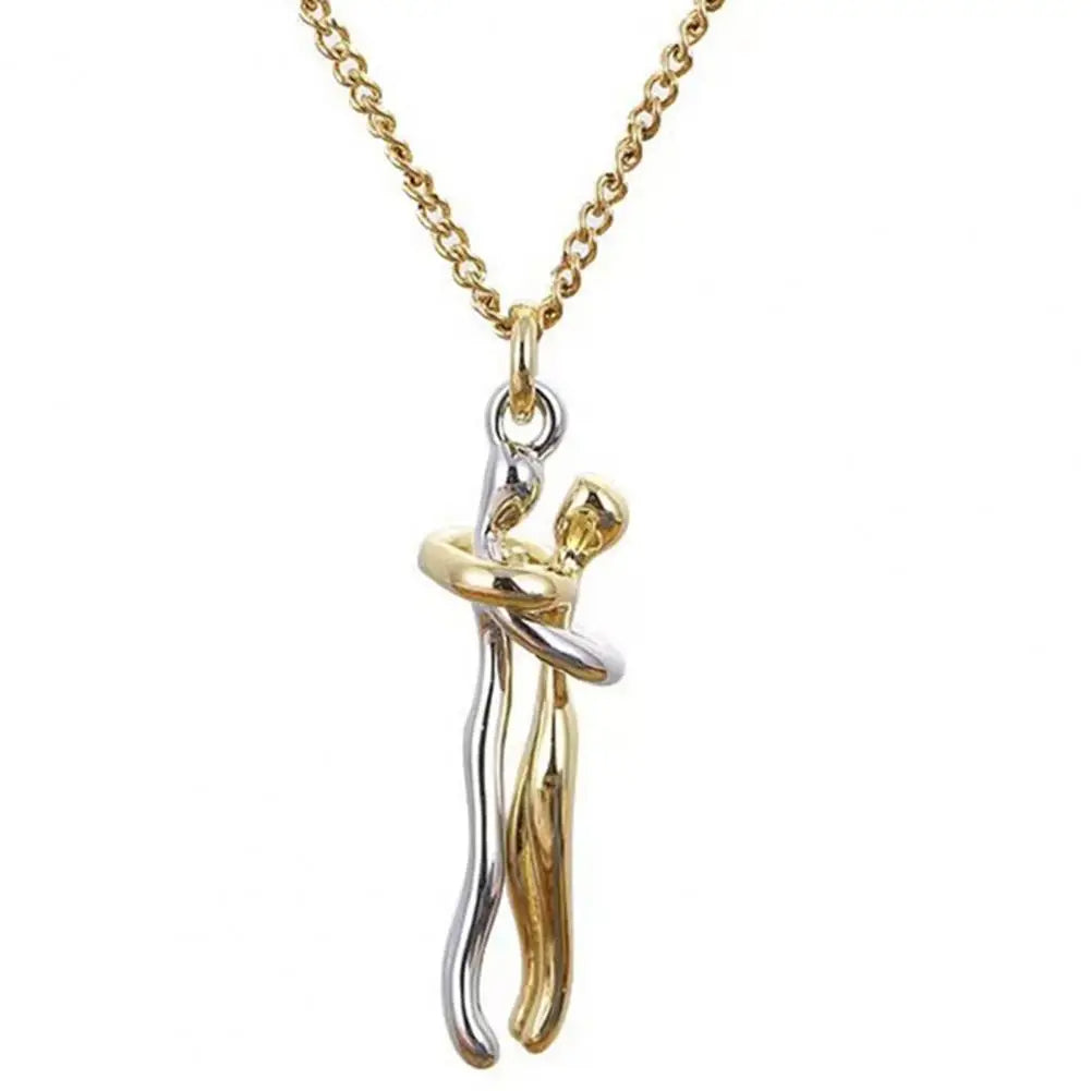 BowLift | Romantic Hugging Necklace Pendant for Couples