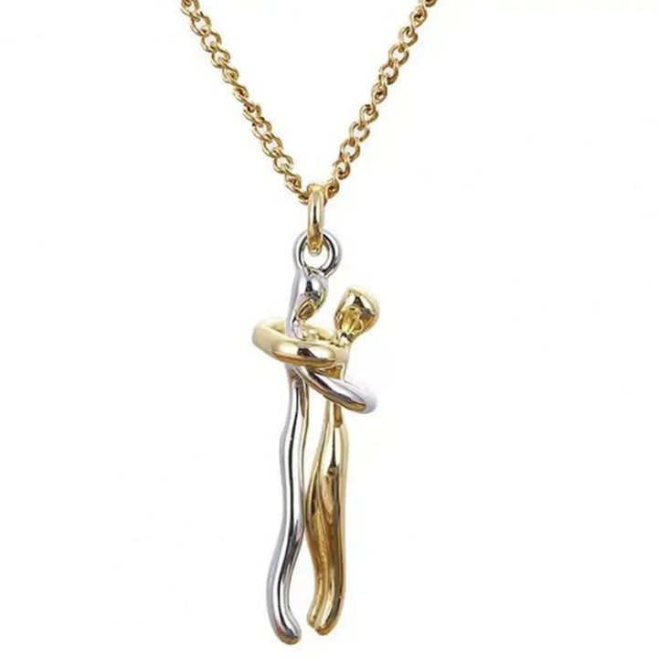 BowLift | Romantic Hugging Necklace Pendant for Couples