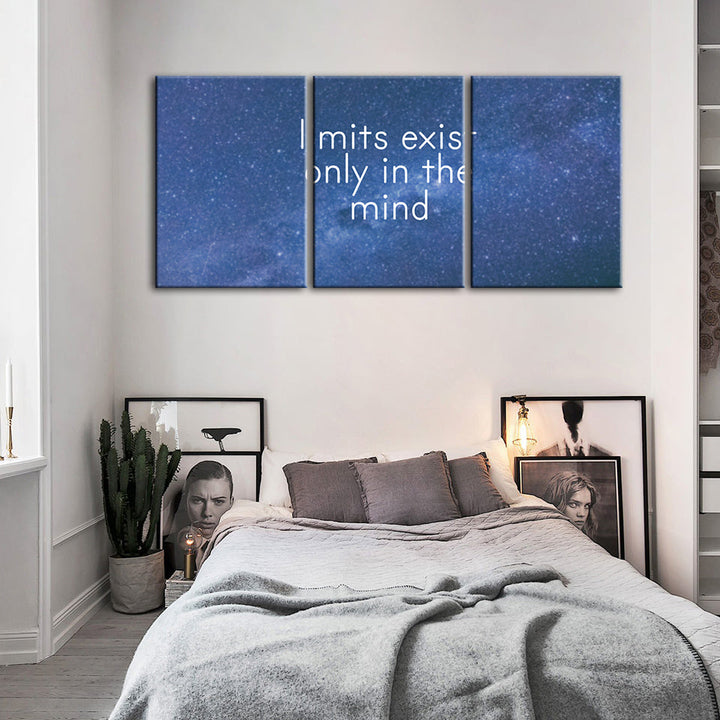 Only In The Mind 3 Piece - Canvas Wall Art Painting | Bowlift