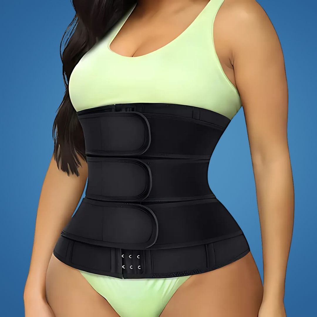 ThermoCore | Waist Trainer Belt – Triple Compression – Breathable Neoprene Fit – Post‑Workout & Postpartum Use Bowlift