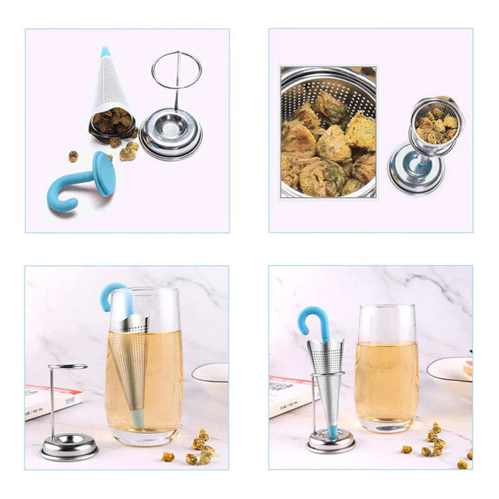 BowLift | Stainless Steel Tea Strainer Umbrella
