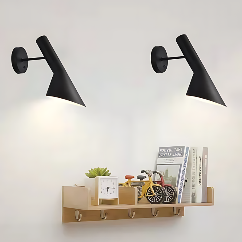 BowLift | Wall lamp LumiVera Vintage | Nostalgic look with modern technology | Robust iron | For living room, hallway & dining area