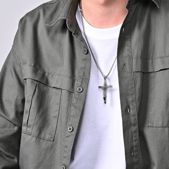 BowLift | Titanium Steel Cross Pendant Necklace