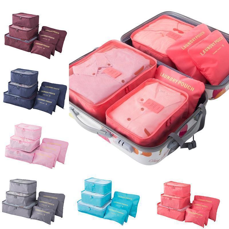 BowLift | 6-Piece Travel Set Storage Cubes for Clothes and Accessories