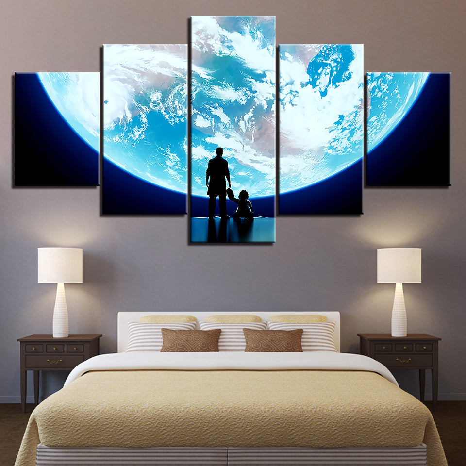 Big, Big World - Canvas Wall Art Painting | Bowlift