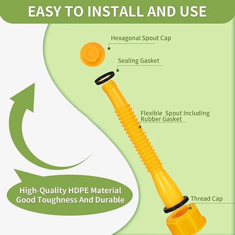 BowLift | Upgraded replacement fuel can spout with flexible head