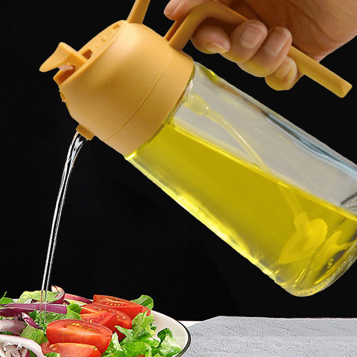 2-in-1 Glass Oil Sprayer and Dispenser | Bowlift