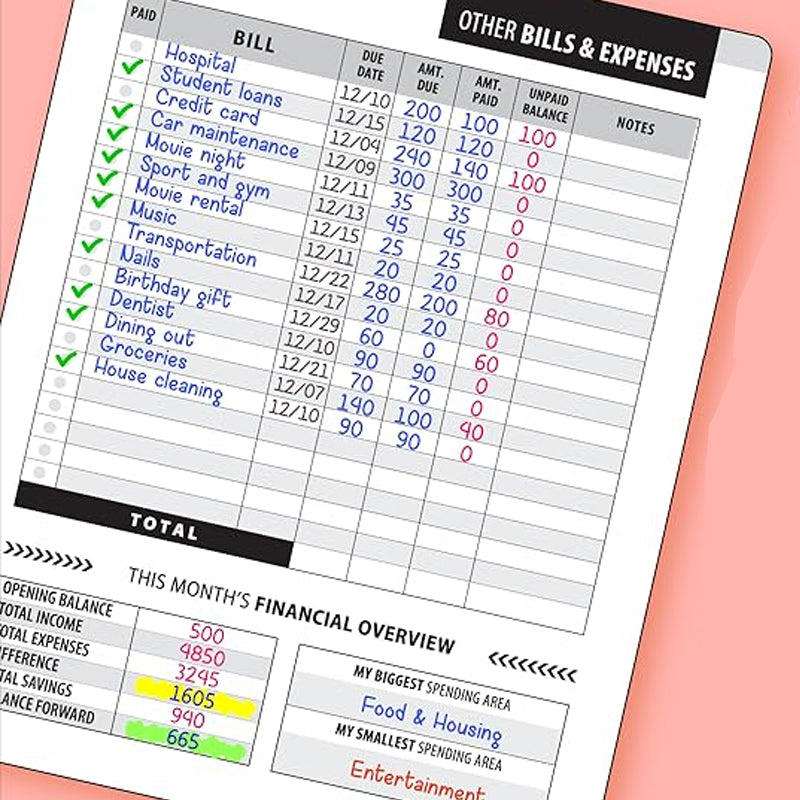 BowLift | Bill Payment Management Book