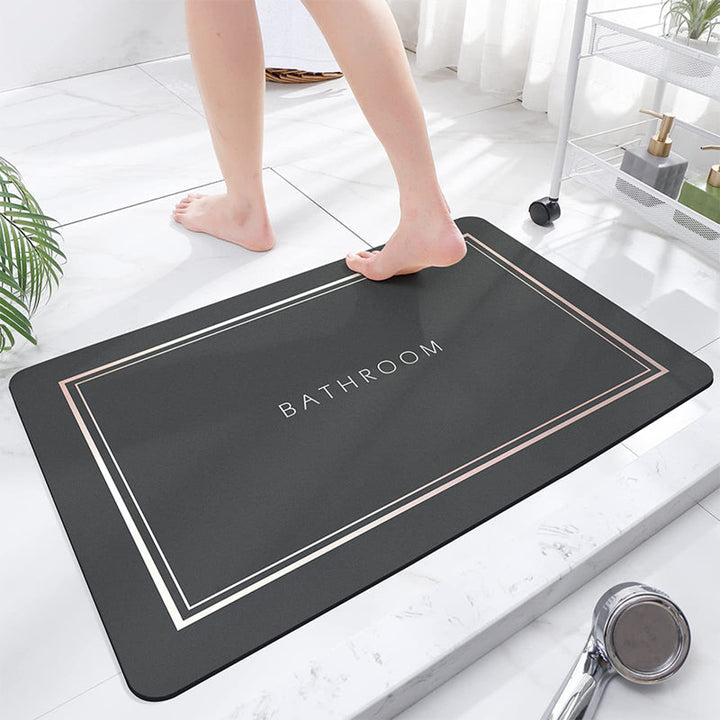 Minimalist Super Absorbent Quick Drying Bath Mat | Bowlift
