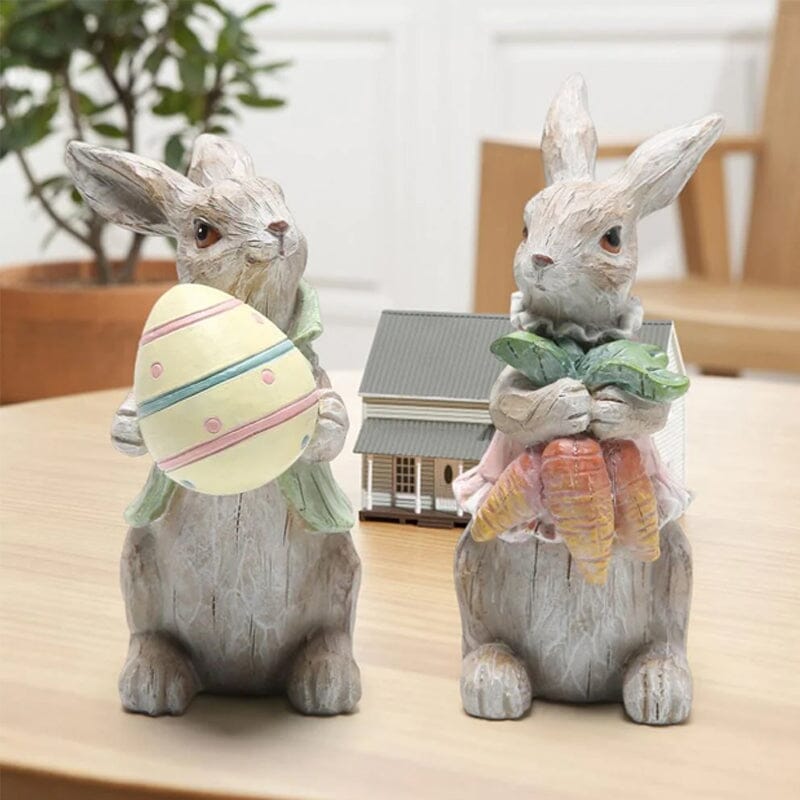 BowLift | Handmade Easter Rabbit Figurines