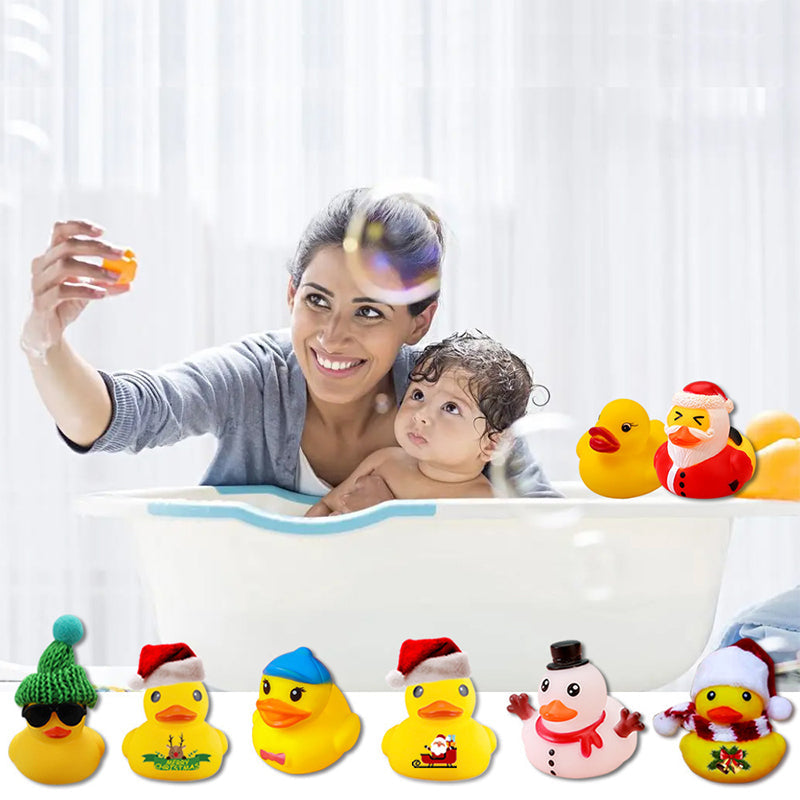 BowLift | 24 Pcs Countdown Christmas Rubber Ducks Advent Calendar