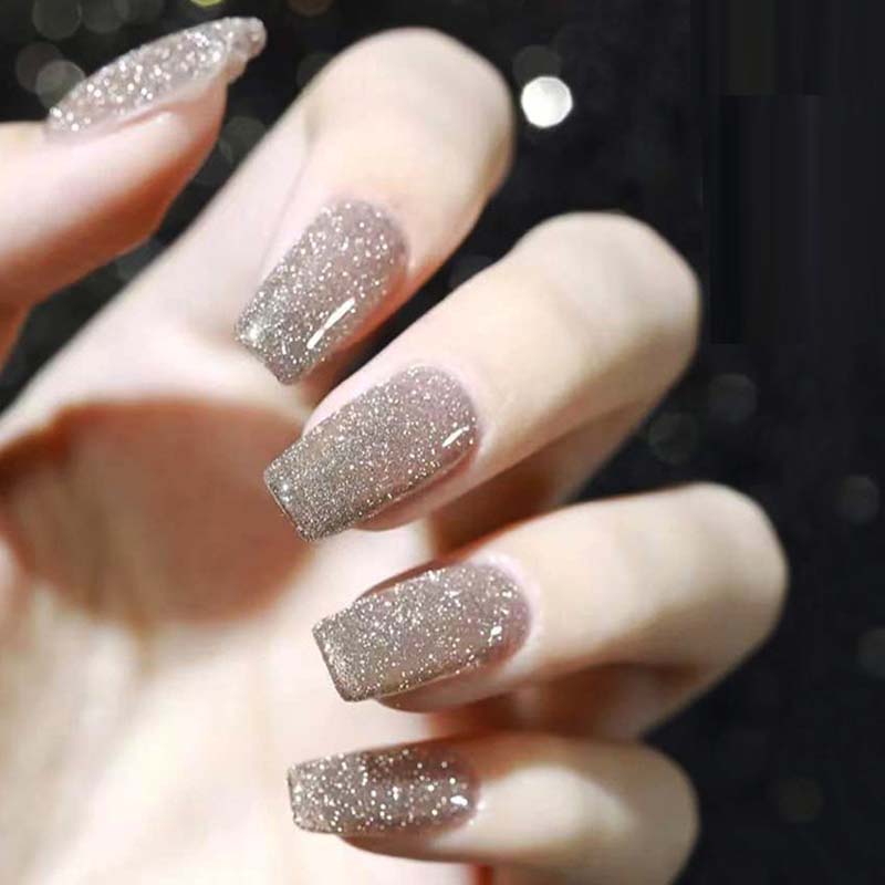 High density glitter nail gel polish | Bowlift