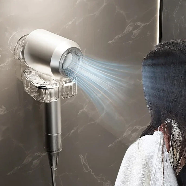 BowLift | Rotating Hair Dryer Holder Without Drilling