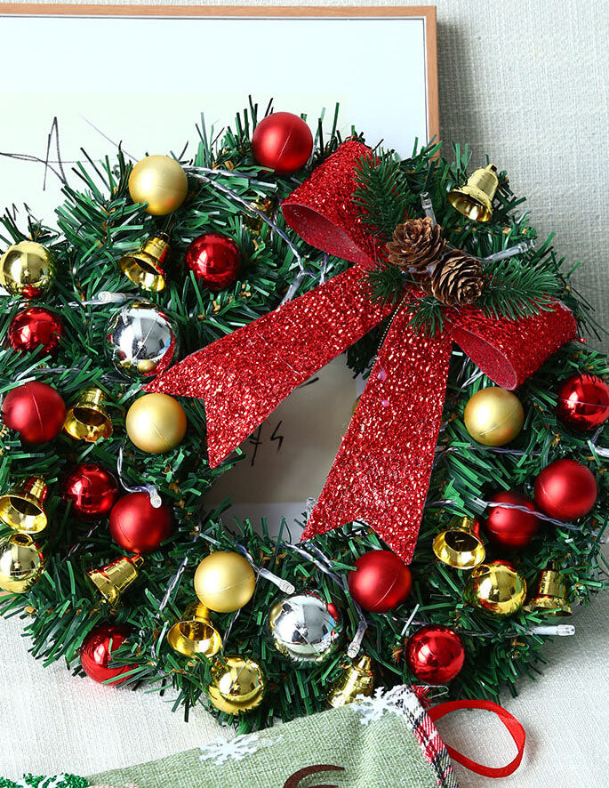 BowLift | Christmas Wreath Branches Bells Christmas Lights String Decoration Lights