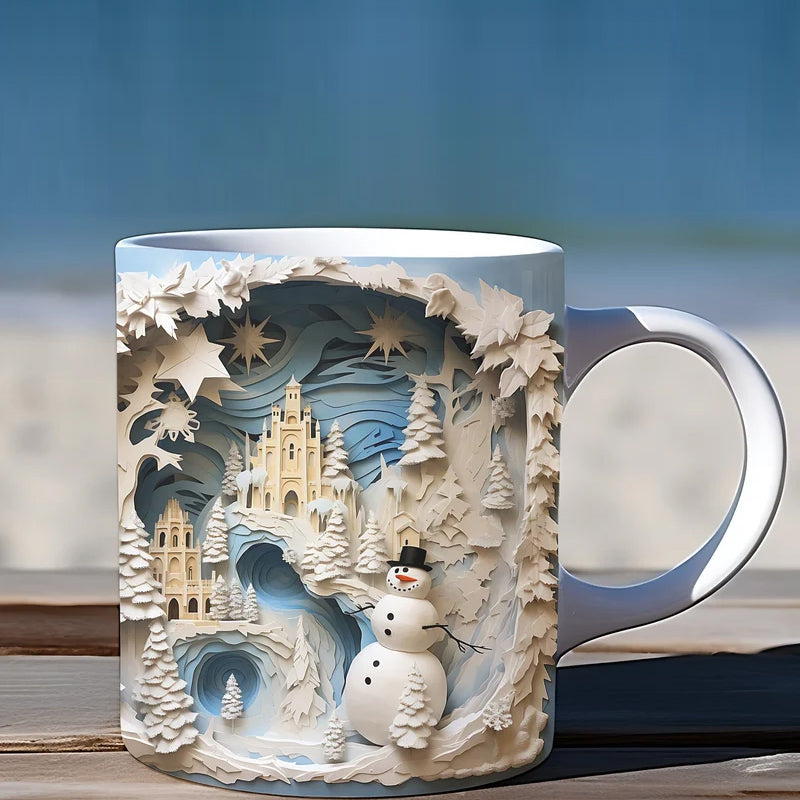 BowLift | 3D Christmas Snowman Mug