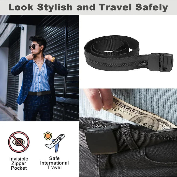 BowLift | Anti Theft Belt With Hidden Money Pouch