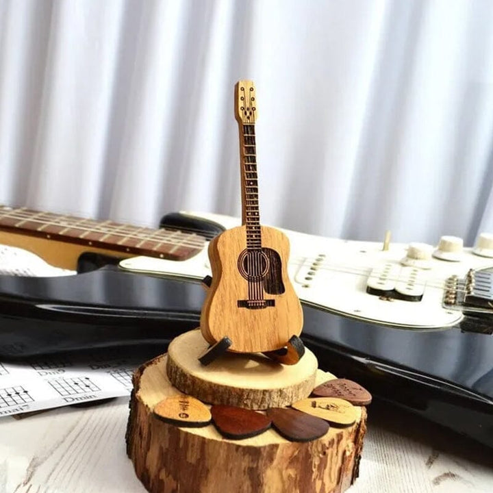 BowLift | Wooden box for acoustic guitar accessories