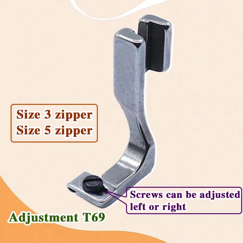 BowLift | Adjustable invisible zipper guide foot for sewing machine