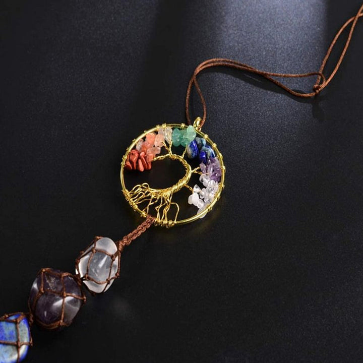 BowLift | 7 Chakra Stone Healing Crystal Tree of Life Decoration