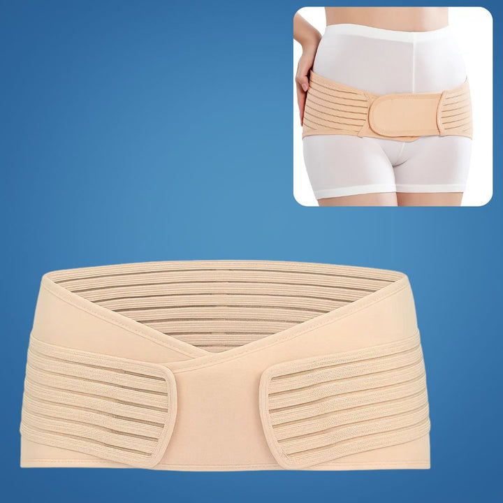 Postpartum Recovery Support – Breathable Fabric – Relieves Pelvic & Back Pain for New Mothers Bowlift