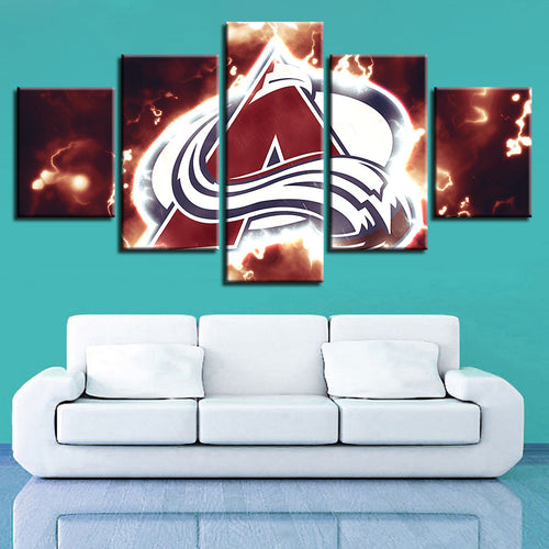 All North American Pro Sports 5 Piece - Canvas Wall Art Painting | Bowlift