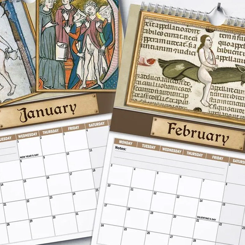 BowLift | Medieval Humor 2025 Wall Calendar